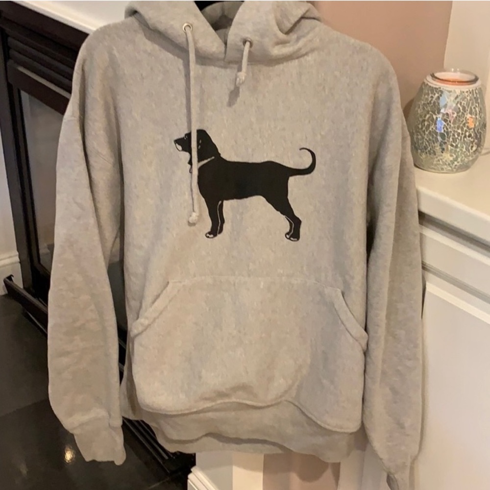the black dog hoodie unisex sweatshirt